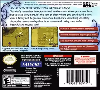 Image n° 2 - boxback : Rune Factory 2 - A Fantasy Harvest Moon